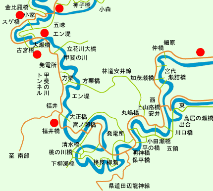 渓流釣りマップ2